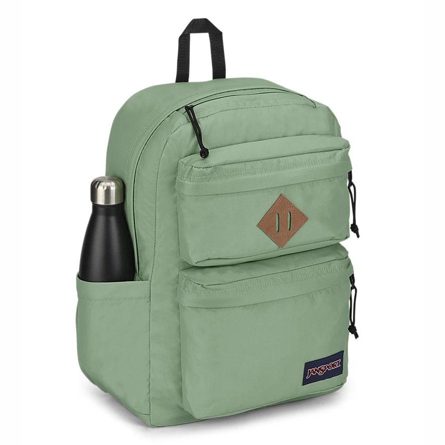 Sac à Dos Ordinateur JanSport Double Break Vert | FGJ-13822643